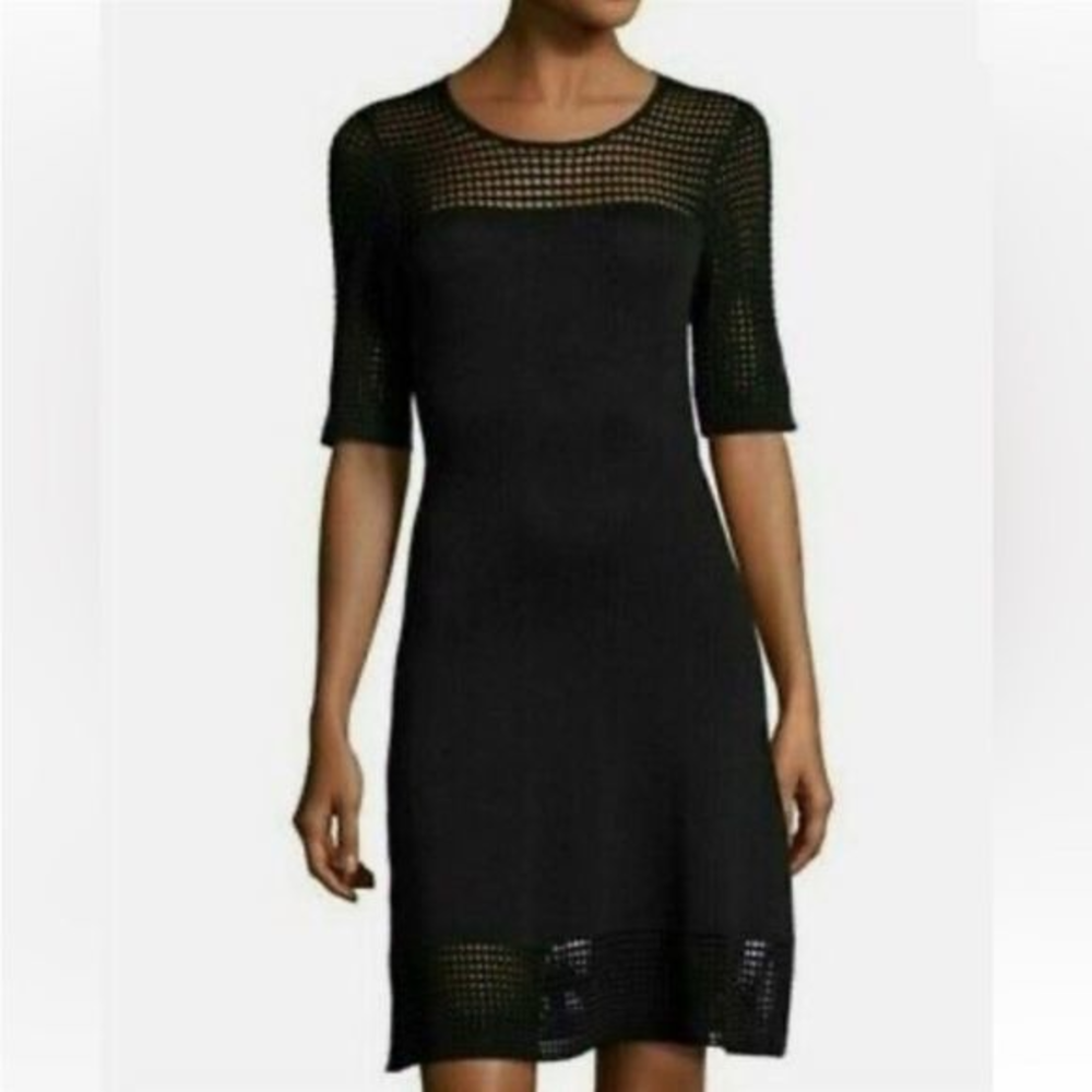 Nanette Lepore Black Knit‎ Dress